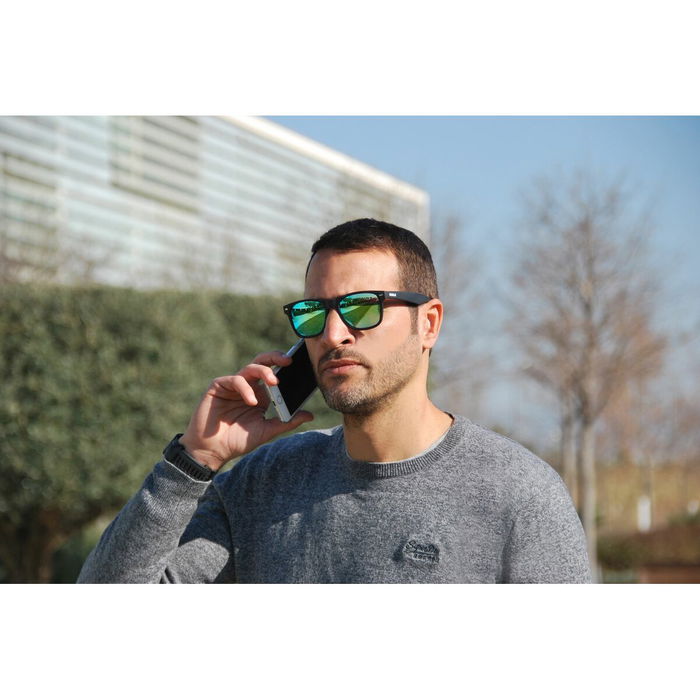 Lunettes de soleil Unisexe Eagle WAVE Noir Miroir