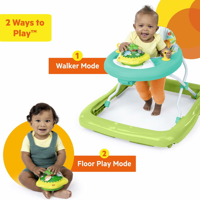 Bright Starts Trotteur Wanderlights 2-en-1 Pliable et Évolutif