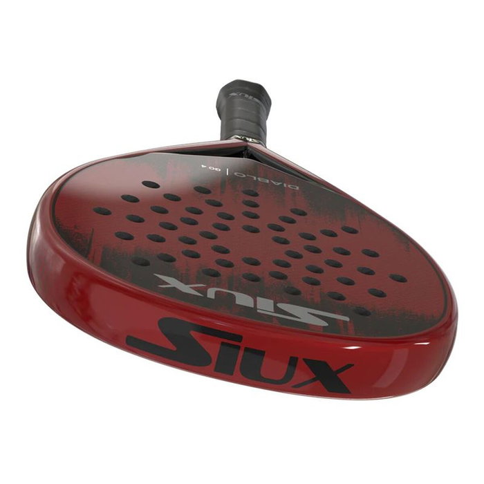 Raquette de Padel Siux Diablo Go 4 Rouge foncé Carbone EVA Raquette de Padel Siux Diablo Go 4 Rouge foncé Carbone EVA