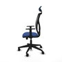Piqueras Y Crespo Motilla - Chaise de bureau Sincro/Traslack, Assise Bleu Marine et Dossier Noir