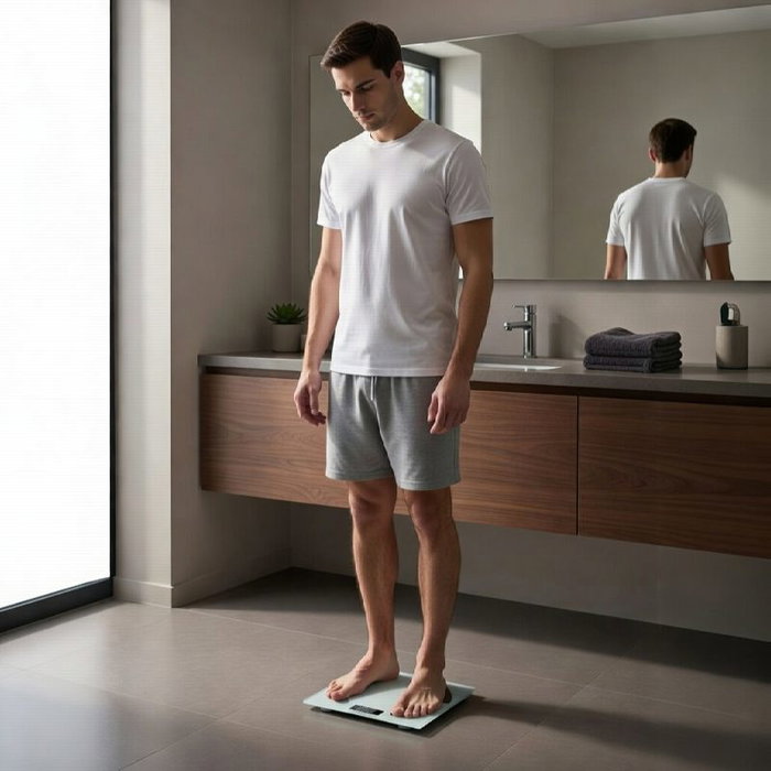 Balance Numérique de Salle de Bain Blaupunkt BP5009 Blanc Verre trempé