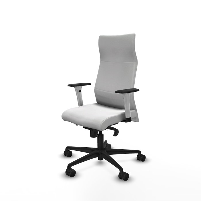 Piqueras Y Crespo Fauteuil Albacete blanc avec mécanisme synchrone