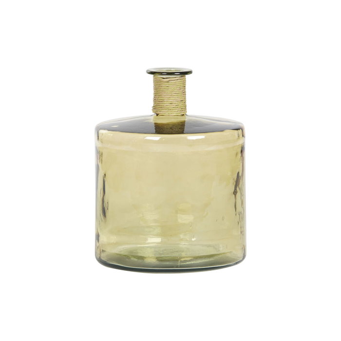 DKD Home Decor Vase Ambre Corde Verre trempé 35 x 35 x 45 cm DKD Home Decor Vase Ambre Corde Verre trempé 35 x 35 x 45 cm