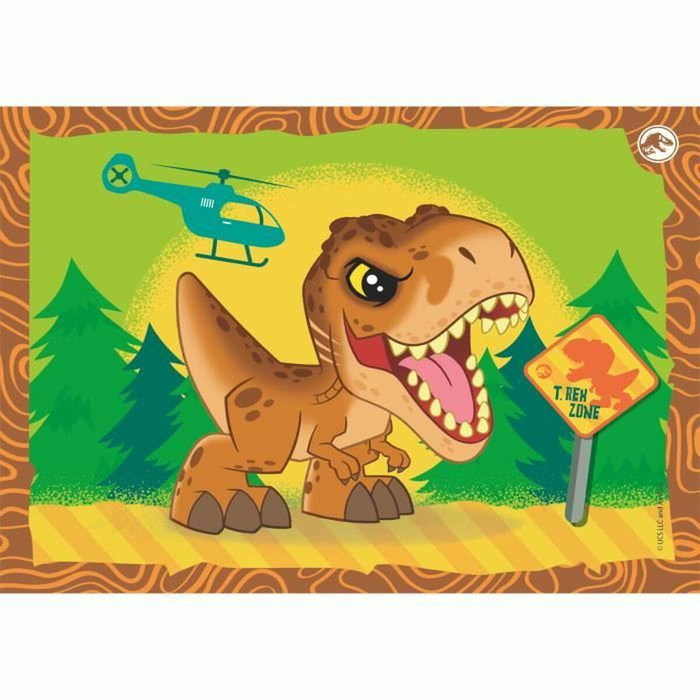 Clementoni Coffret de 4 Puzzles Progressifs Jurassic World (12, 16, 20 et 24 pièces)