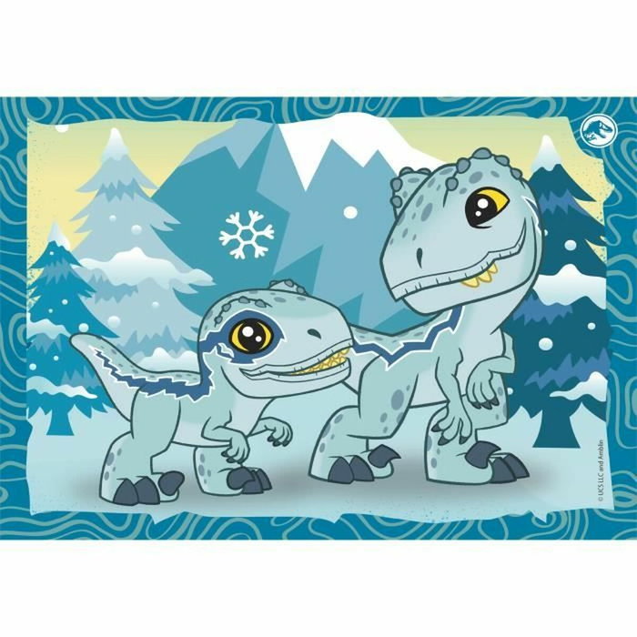 Clementoni Coffret de 4 Puzzles Progressifs Jurassic World (12, 16, 20 et 24 pièces)
