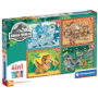 Clementoni Coffret de 4 Puzzles Progressifs Jurassic World (12, 16, 20 et 24 pièces)