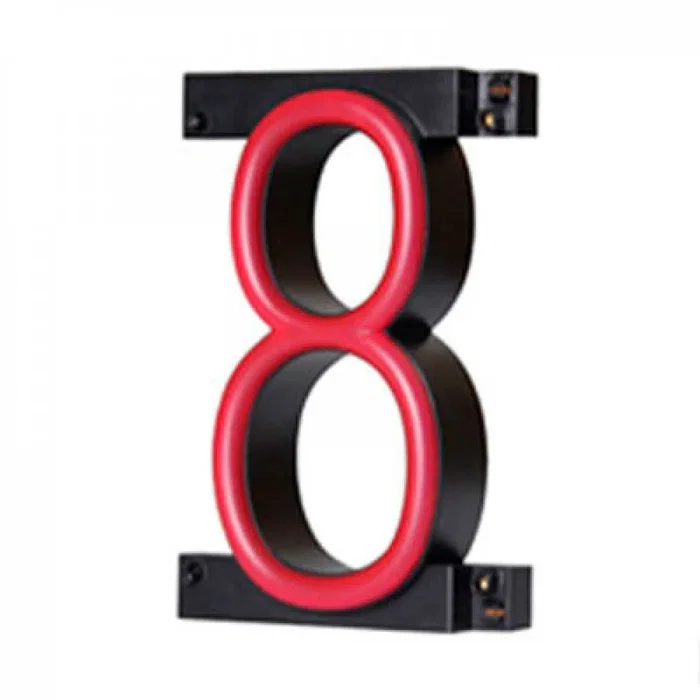 Numéro LED Néon L (90mm) H (161mm) P (38mm) Personnalisable pour enseignes Numéro LED Néon L (90mm) H (161mm) P (38mm) Personnalisable pour enseignes