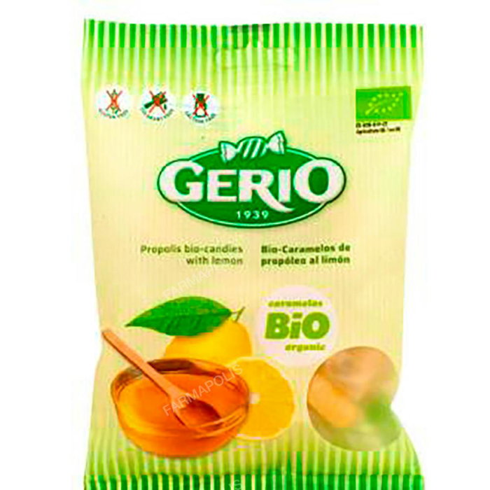 GERIO Caramel Propolis au Citron Bio 75g GERIO Caramel Propolis au Citron Bio 75g