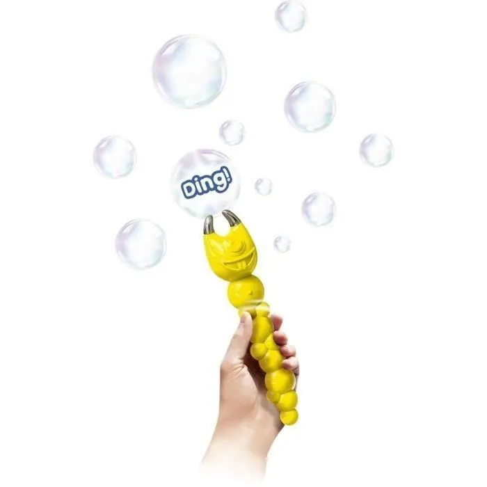 Lansay 25635 - Jeu électronique Bubble Ding Bulles Party, jeu de bulles de savon avec baguette sonore, à partir de 6 ans, nécessite 2 piles LR03/AAA