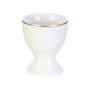 Home Deco Factory Huevera avec bordure dorée en porcelaine