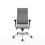 Piqueras Y Crespo Fauteuil Albacete avec mécanisme synchrone, Gris clair
