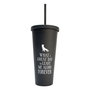 Wednesday gobelet Tumbler avec pailles 485 ml