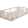 Roba Lit Montessori au sol 70 x 140 cm - Stone Washed / Écru
