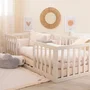 Roba Lit Montessori au sol 70 x 140 cm - Stone Washed / Écru