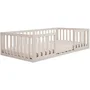 Roba Lit Montessori au sol 70 x 140 cm - Stone Washed / Écru