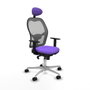 Piqueras y Crespo Chaise de Bureau Jorquera avec Appui-tête Lila