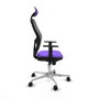 Piqueras y Crespo Chaise de Bureau Jorquera avec Appui-tête Lila