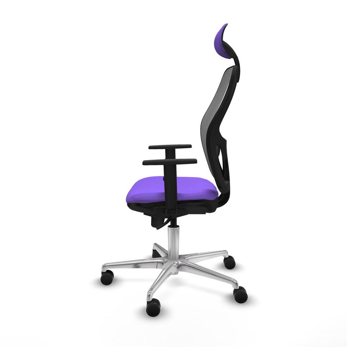 Piqueras y Crespo Chaise de Bureau Jorquera avec Appui-tête Lila