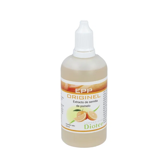 Dioter Epp Originel - Extrait de Pépins de Pamplemousse 100 ml, Complément Alimentaire aux Bioflavonoïdes Dioter Epp Originel - Extrait de Pépins de Pamplemousse 100 ml, Complément Alimentaire aux Bioflavonoïdes