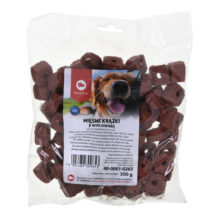 Maced Snack pour chiens Veau et Viande de bœuf 500 g