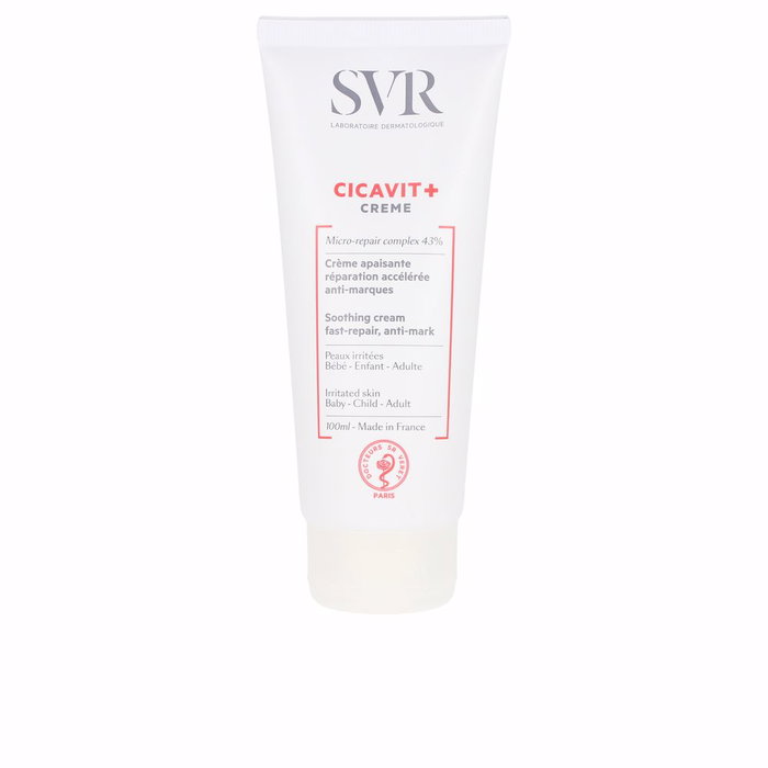 SVR LABORATOIRE DERMATOLOGIQUE CICAVIT+ Crème Réparatrice Peaux Sensibles et Endommagées, Soulagement Irritations, 100 ml SVR LABORATOIRE DERMATOLOGIQUE CICAVIT+ Crème Réparatrice Peaux Sensibles et Endommagées, Soulagement Irritations, 100 ml