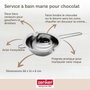 Zenker Smart Pastry Service à bain-marie et pince à friture