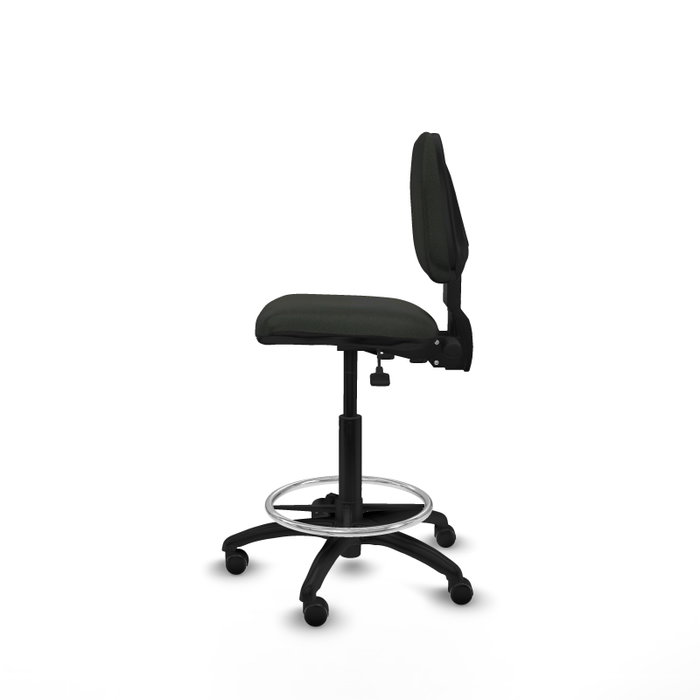 PIQUERAS Y CRESPO Tabouret Isso Asynchrone Tissu Noir