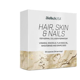 BIOTECHUSA HAIR, SKIN & NAILS - 54 CAPSULES