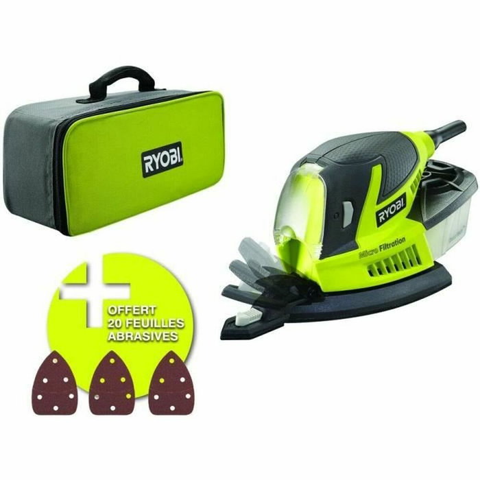 Ryobi RPS100-SA20 Ponceuse triangulaire 100 W