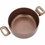 Arthur Martin Marmite 28 cm avec couvercle en verre Terracota