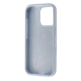 Muvit Coque Recycletek Silicone Liquide iPhone 16 Pro Bleu Ciel