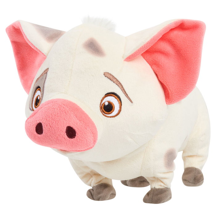 JUST PLAY Peluche interactive Pua de Vaiana Moana 2 Disney - Marche et grogne, 20 cm, avec son tissu doux et bouton oreille, 3 piles AAA incluses JUST PLAY Peluche interactive Pua de Vaiana Moana 2 Disney - Marche et grogne, 20 cm, avec son tissu doux et bouton oreille, 3 piles AAA incluses