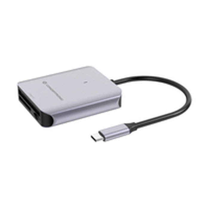 Lecteur de Cartes Conceptronic 3 en 1 USB 3.2 Gen 2 Gris Lecteur de Cartes Conceptronic 3 en 1 USB 3.2 Gen 2 Gris