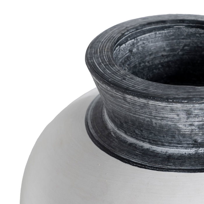 BigBuy Home Vase Blanc Terre cuite 25 x 27 x 40 cm