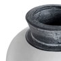 BigBuy Home Vase Blanc Terre cuite 25 x 27 x 40 cm