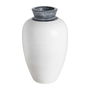 Vase Blanc Terre cuite 25 x 27 x 40 cm