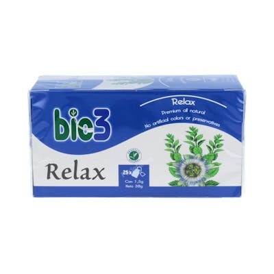 BIE 3 Relax Infusion 25 Sachets - Melissa et Passiflore, Propriétés Apaisantes BIE 3 Relax Infusion 25 Sachets - Melissa et Passiflore, Propriétés Apaisantes