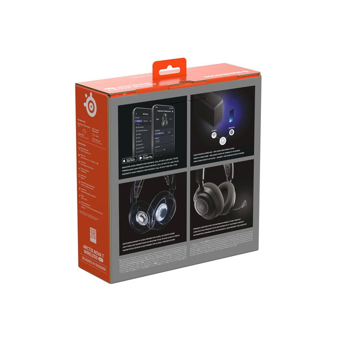 SteelSeries AN72B Casque Gaming Arctis Nova 7 Gen 2 sans-fil pour PC, PlayStation, Xbox - Noir