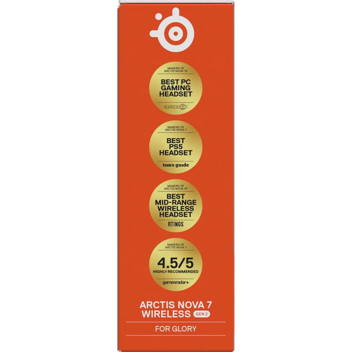 SteelSeries AN72B Casque Gaming Arctis Nova 7 Gen 2 sans-fil pour PC, PlayStation, Xbox - Noir