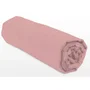Lovely Home Drap-housse LH71626 180x200+30 cm en Coton 100% Rose Poudré