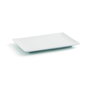 Quid Gastro Fun Tapa Ahumados en Porcelana Blanca Brillante, Apilable, Apto Microondas y Lavavajillas, 20x13x2 cm