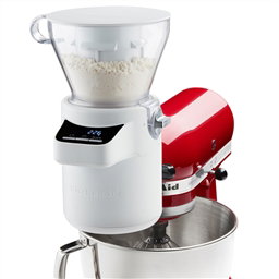 KitchenAid Accessoire 5KSMSFTA - Tamis doseur avec balance de cuisine numérique intégrée pour robot pâtissier