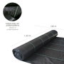 SATURNIA Malla Antihierbas Rouleau 1,55x100 m 110 g/m²