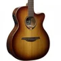 LAG Guitare Acoustique Auditorium A/E Cutaway Édition Limitée Bisel Brown Shadow