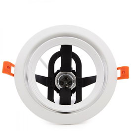 Greenice Bague Projecteur Downlight Par 30 E27 Blanc
