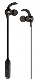 TOSHIBA Écouteurs Bluetooth Intra-auriculaires avec Crochet Sport - Noir