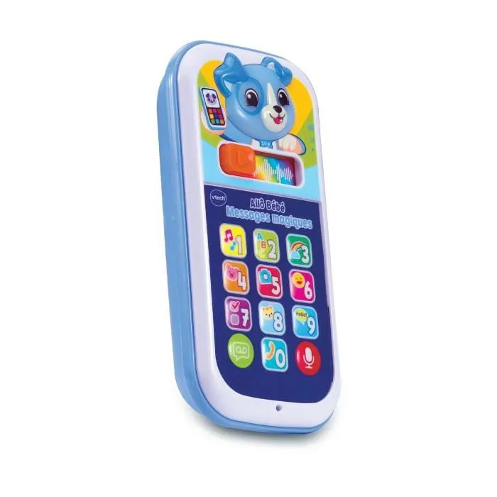 VTech Baby Allô Bébé Messages Magiques, téléphone éducatif lumineux avec touches, enregistrement vocal et effets sonores, 9 à 36 mois VTech Baby Allô Bébé Messages Magiques, téléphone éducatif lumineux avec touches, enregistrement vocal et effets sonores, 9 à 36 mois