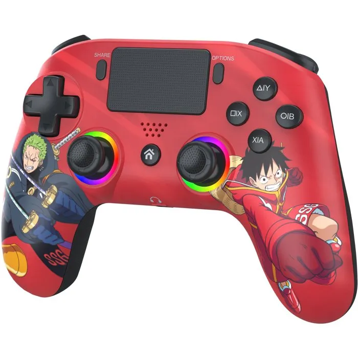 Subsonic Manette sans fil One Piece Luffy vs Zoro - PS4 / PC - Noir