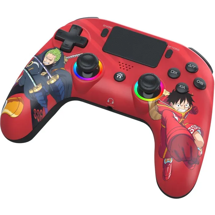 Subsonic Manette sans fil One Piece Luffy vs Zoro - PS4 / PC - Noir