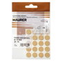 MAURER Cache-vis adhésifs hêtre naturel (20 unités)